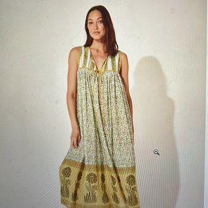 Daughters of India Aahna dress in cardomom